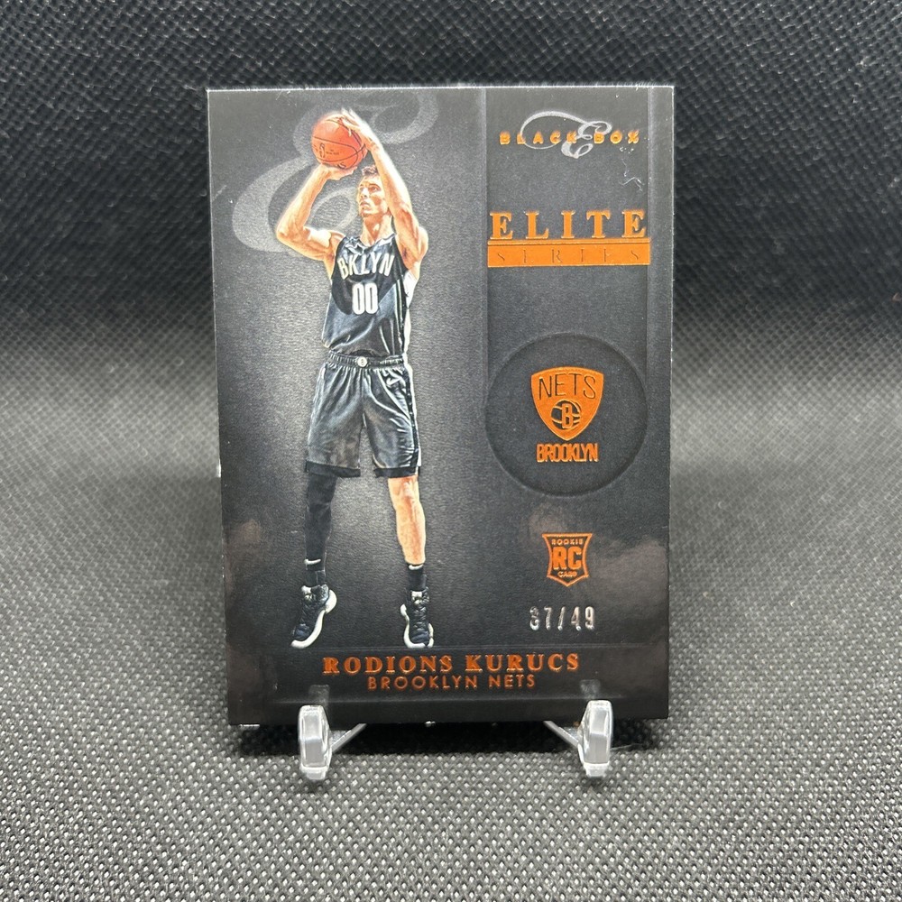 2018 Panini Chronicles Elite Black Box Orange /49 Rodions Kurucs #326 Rookie RC