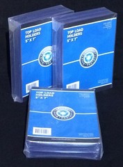 50 (2 Packs) CSP 5×7 Toploaders 5″ x 7″ Top loader Rigid Card Holders Photo