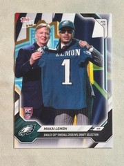 2026 Topps Now NFL Draft 20th Overall Pick Makai Lemon Rookie RC #MLEM Eagles