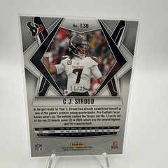 2025 Panini Phoenix – C.J. Stroud #136 Ash Mojo /25
