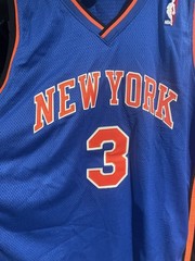 Autographed Stephon Marbury Authentic New York Knicks Reebok Jersey Size 48