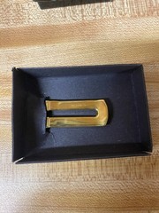 1996 US Open Oakland Hills Michigan Gold Money Clip With Original Box