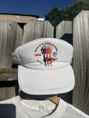 Vintage 80s LA84 LOS ANGELES OLYMPIC GAMES TRACK & FIELD Hat Shirt Olympic 1984