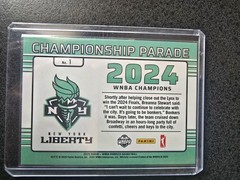 2025 Panini Donruss WNBA New York Liberty #1 Champions Card SP 85/99 Parade