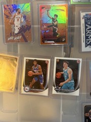 21 Cards Refractors Rookies , #d Autos Wemby Brunson LeBron Kon VJ MLB NFL NBA