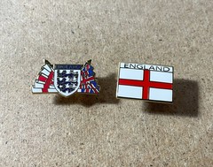 ENGLAND FOOTBALL ENAMEL BADGES