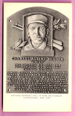 Chief Bender 1953-55 Artvue Hall of Fame Post Card Type 1 Ex OV605