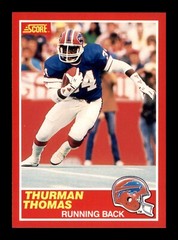 1989 SCORE FOOTBALL BASE SET #166 TO #330 / SEE DROP DOWN MENU