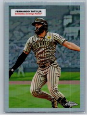 2025 Topps Chrome Platinum #55DH-14 Fernando Tatis Jr. / Tony Gwynn Doubleheader