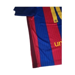 2016/17 Messi Home Soccer Shirt Long Sleeve Size L