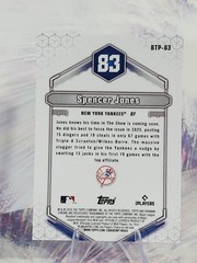 2026 Bowman Chrome Spencer Jones Top 100 Prospects Gold /50 Yankees #BTP-83