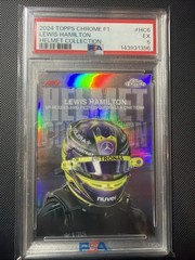 2024 TOPPS CHROME FORMULA 1 HELMET COLLECTION #HC6 LEWIS HAMILTON PSA 5 LOW POP