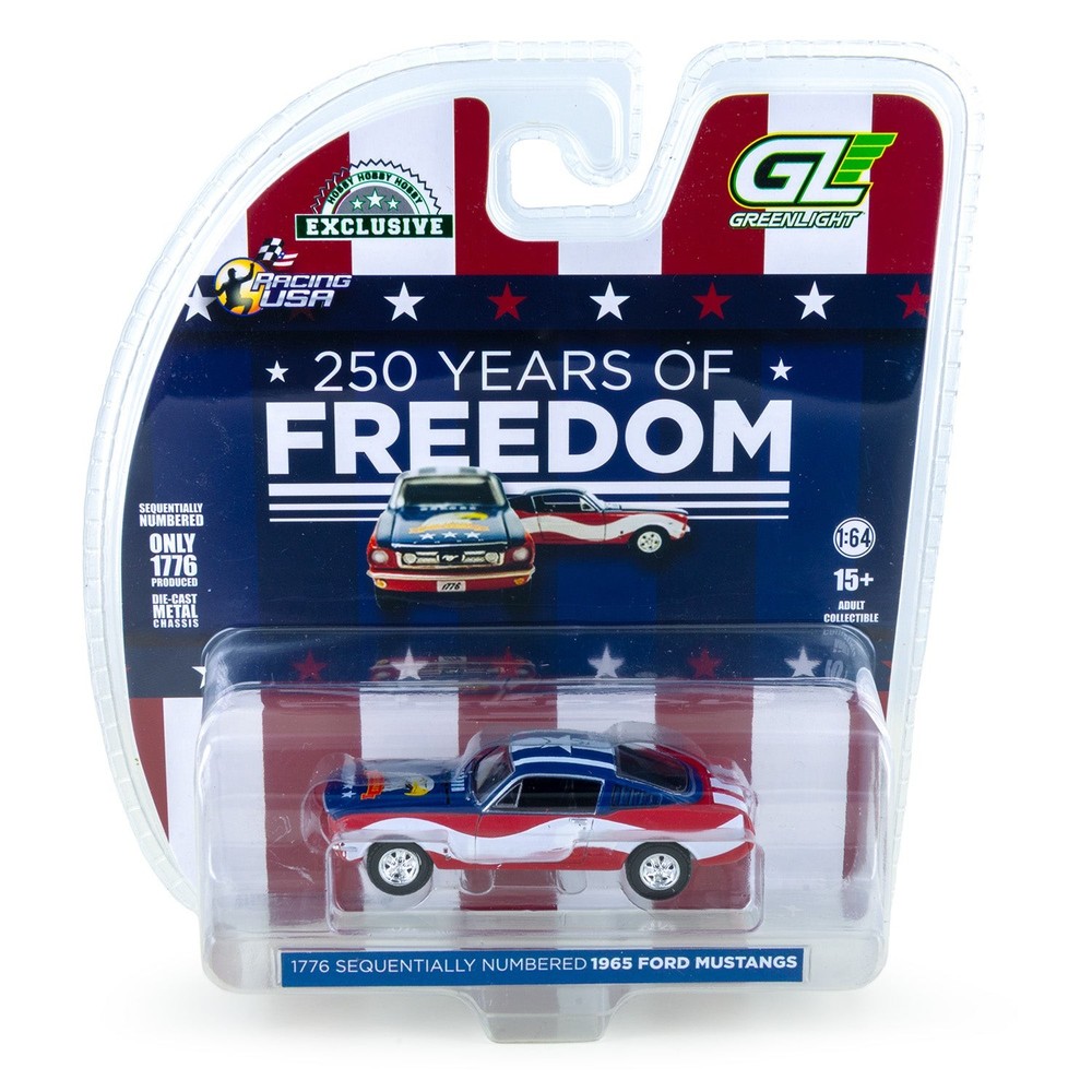Greenlight Collectibles “250 Years of Freedom” 1965 Ford Mustang 1:64 Diecast