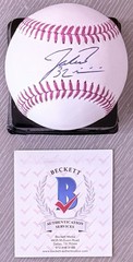 SPECTACULAR JACOB MISIOROWSKI LICENSED BECKETT AUTHENTICATED SIGNED MLB BASEBALL