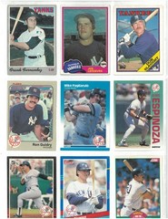 NY Yankee baseball cards 23 total cards from 60’s 80’s 90’s see details below