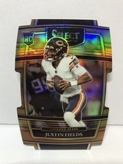 2021 Panini Select – Club Level Justin Fields #250 Copper Prizm Die-Cut /199 RC