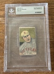 1923 W515 #28 Tris Speaker Hand Cut Becket Grading Services Authentic HOF