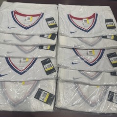 Lot of 10 Nike Jerseys Clippers Kawhi Leonard Swingman size Small Color: White