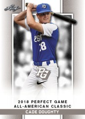 5 ct lot 2018 Cade Doughty Leaf Perfect Game Nike AA Classic Aflac Limited-Ed SP