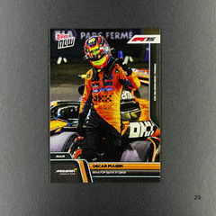 2025 Topps Now F1 Oscar Piastri #82 Wins F1 Sprint in Qatar *In Hand, Ships Now*