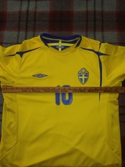 05/06 Ibrahimovic Sweden Home jersey Umbro XL