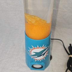 Miami Dolphins NFL Team Magma Lamp Bluetooth Speaker 16.5″ Lava Lamp