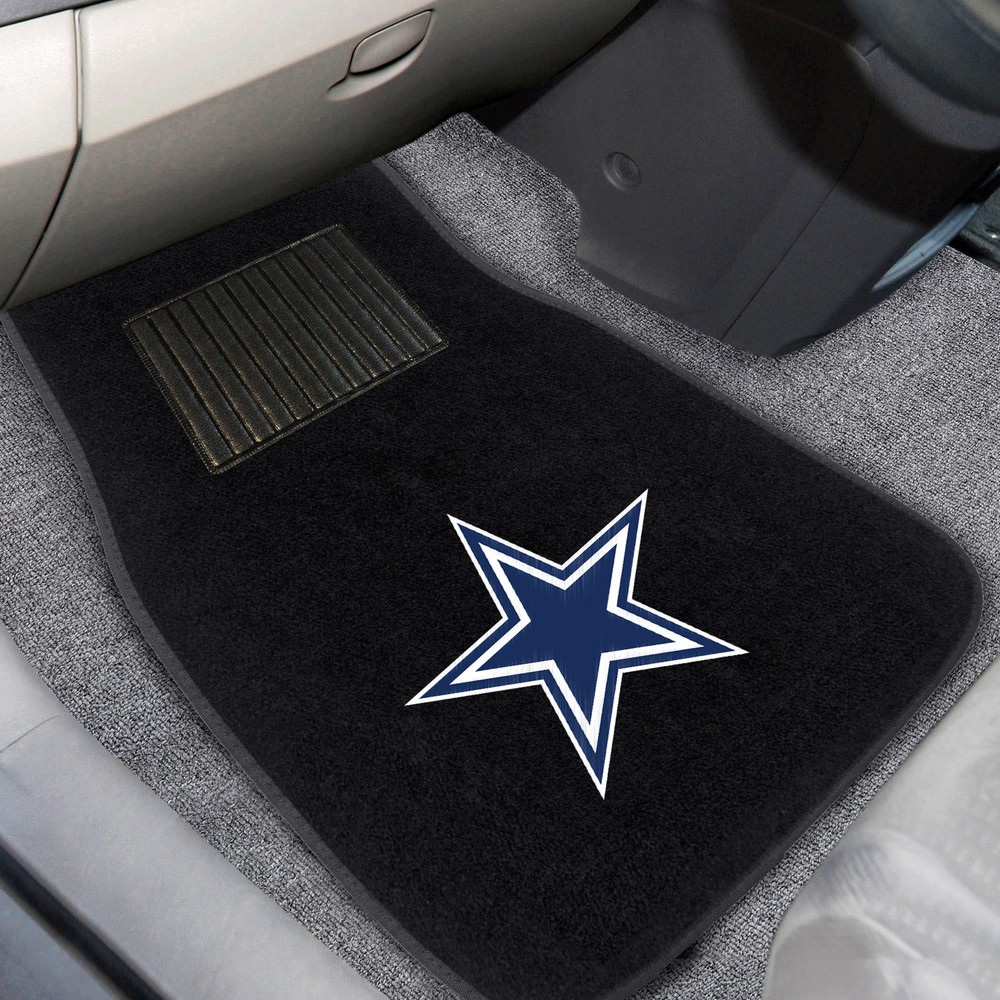 Fanmats 10316 Dallas Cowboys Embroidered Floor Mat Set – 2 Pieces