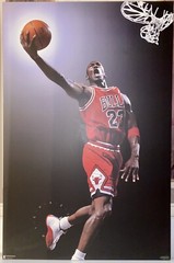 Michael Jordan 1997 Costacos Brothers Poster “Michael” On Board Original Nike