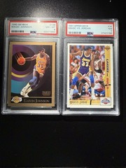 1990-91 Skybox Magic Johnson & Upper Deck Magic Versus Jordan PSA Lot 🔥￼