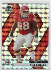 2025 Panini Mosaic 237 Will Shields Silver Mosaic