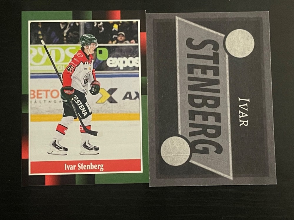 IVAR STENBERG San Jose Sharks Sweden Card