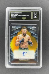 2024 Topps Chrome UFC Veteran Autograph Gold Johnny Walker Auto /50 GMA 10 GM MT