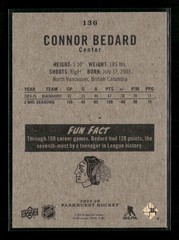 2025-26 Parkhurst Connor Bedard #136