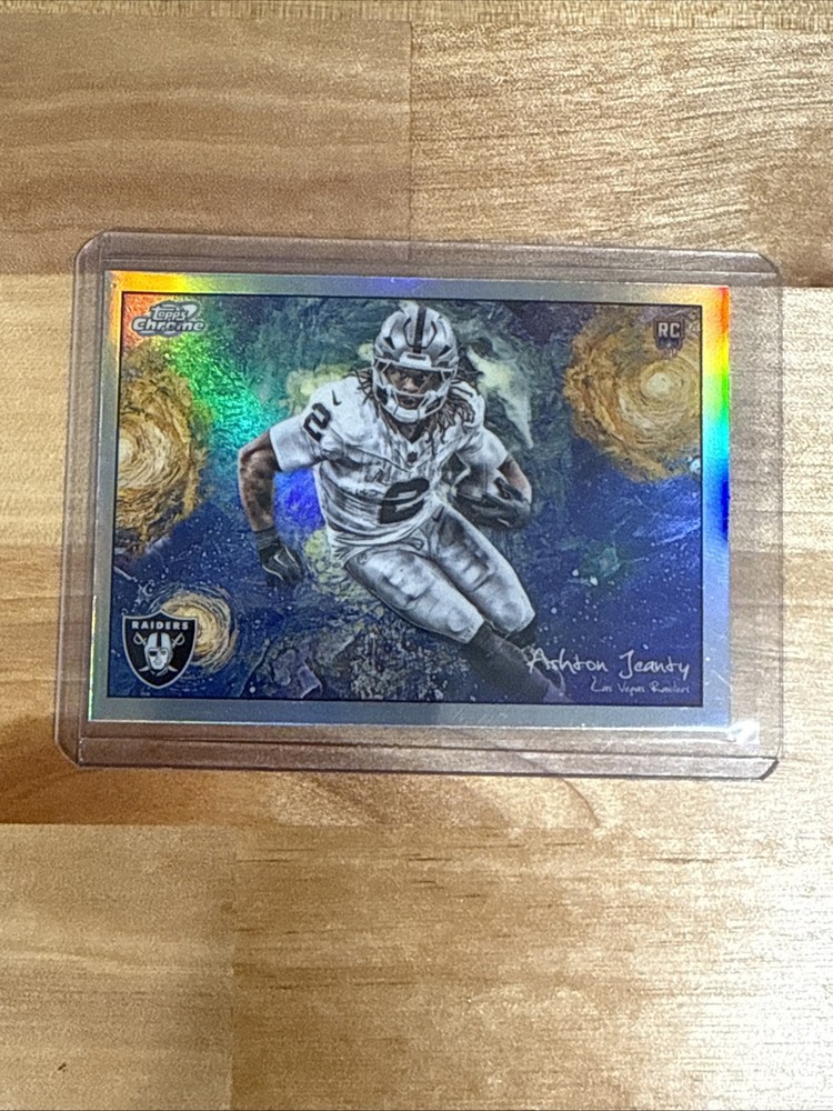 2025 Topps Cosmic Chrome Ashton Jeanty Stars In The Night #STN-4 RC Raiders