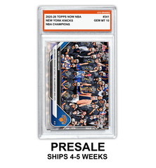 New York Knicks 2025-26 Topps Now NBA #341 Graded Gem Mint 10 – Presale