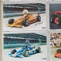 AJ FOYT Bobby AL UNSER MARIO ANDRETTI Rick MEARS Johncock RUTHERFORD Tom Sneeva