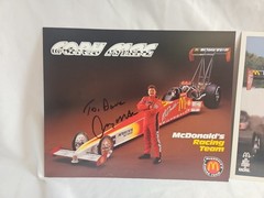 1994 NHRA Cory Mac Signed Autographed Photo McDonalds Drag Racing Team #CM2