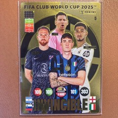 PANINI FIFA Club World Cup 2025 Card Invincible X Rare Plus Bonus Official