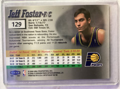 1999-00 Fleer Mystique JEFF FOSTER Rookie (RC) /2999 !!! #129 Indiana Pacers