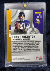 2022 MOSAIC CENTER STAGE FRAN TARKENTON BLACK FINITE 1/1 ONE OF ONE HOF NON AUTO