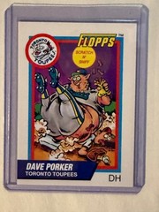 1992 Flopps by Pro Set Dave Porker Scratch N Sniff Unreleased Baseball Parody