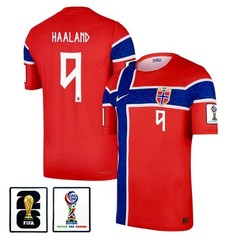 Erling Haaland #9 Norway 2026 World Cup Home Red Soccer Jersey New Men’s – S