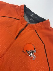 Cleveland Browns Nike NFL On Field Sidelines 1/4 Zip Pullover Men’s 2XL