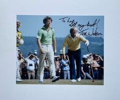 Tom Watson Authentic Hand Signed 8×10 Photo Golf PGA Masters