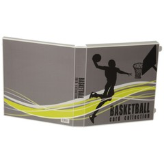 UniKeep Basketball Trading Card Binder, 10 Card Pages Included, Holds 180 Cards