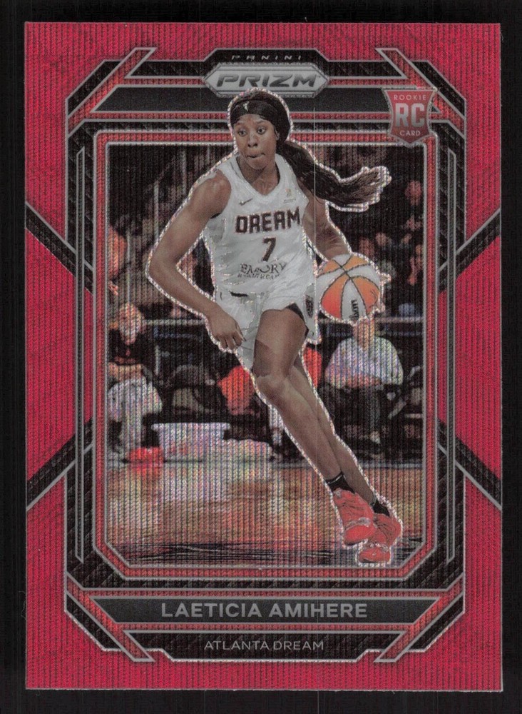 2023 Panini Prizm WNBA #140 Laeticia Amihere Ruby Wave RC