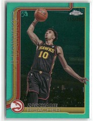 2025-26 Topps Chrome #2 Zaccharie Risacher Teal Refractor #/299 ☘️249