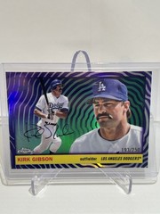 Kirk Gibson Purple Vibrations Refractor #/250 2025 Topps Chrome Platinum Dodgers