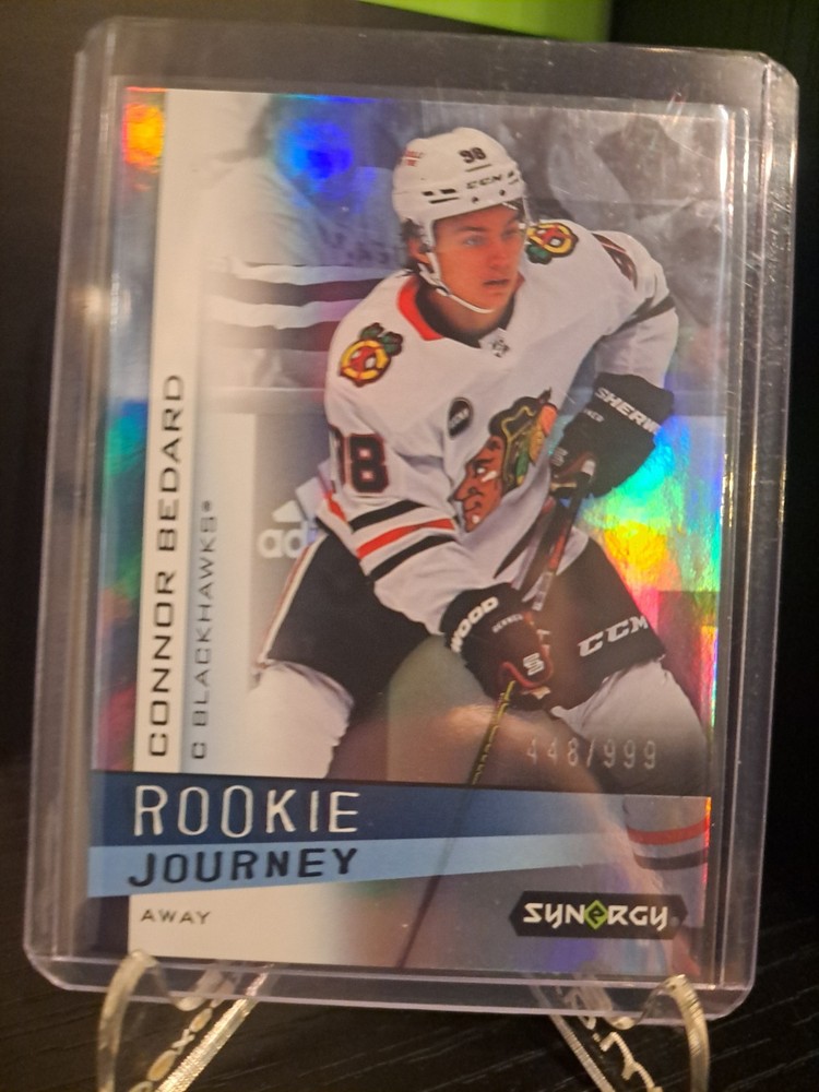 Upper Deck 2023-24 Synergy Rookie Journey Away Connor Bedard RJ-12 /999 Insert