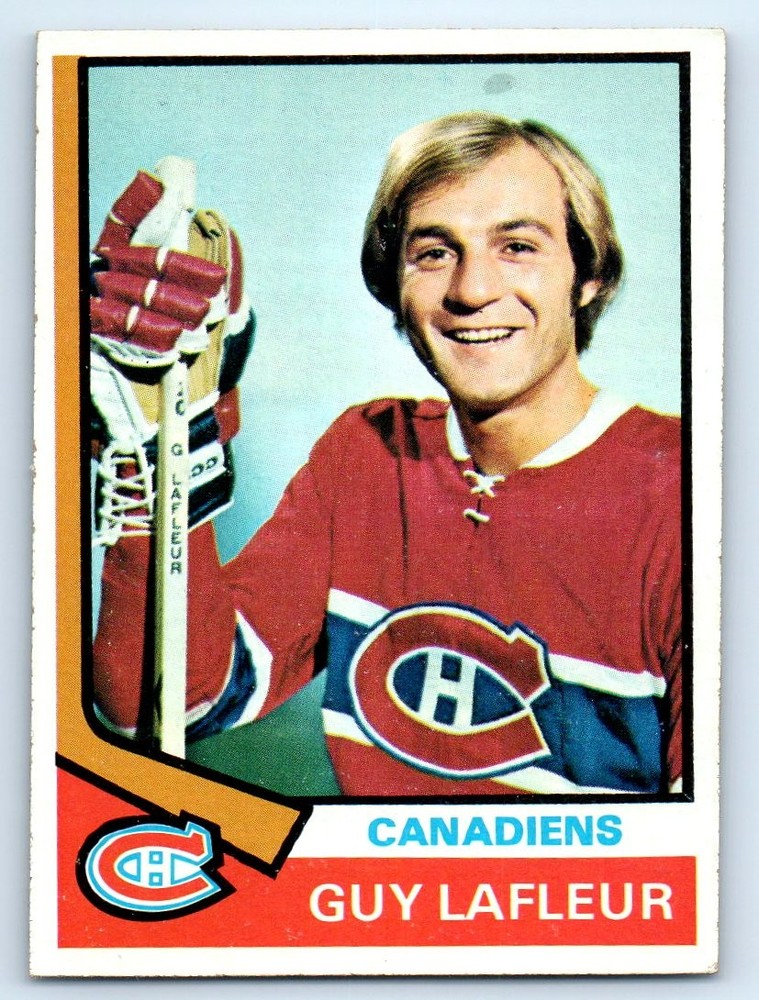 1974-75 Topps #232 Guy Lafleur Montreal Canadiens